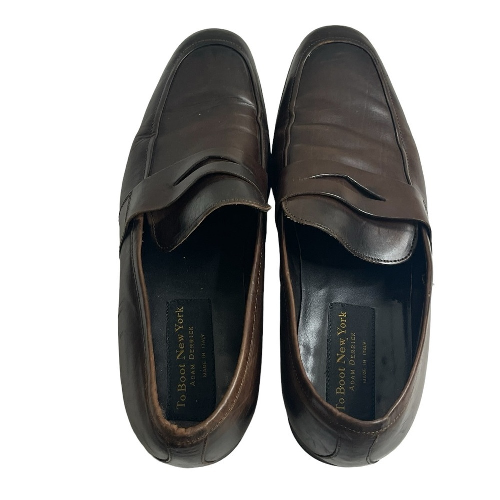 To Boot New York  Brown leather  Loafer size 10 - Picture 2 of 11